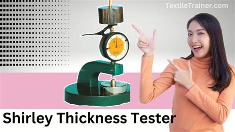 shirley fabric thickness tester|fabric thickness chart.